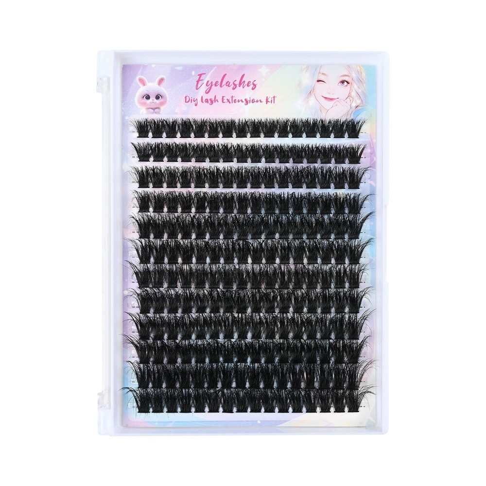 Eyelash Extension Wispy Look - Doğal Görünümlü Takma Kirpikler Yapıştırıcı ve