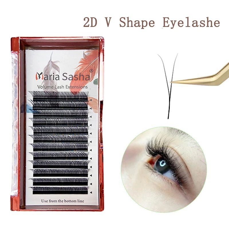 Eyelash Extension Logo - MARIA 2D Y Şekli Kirpik El
