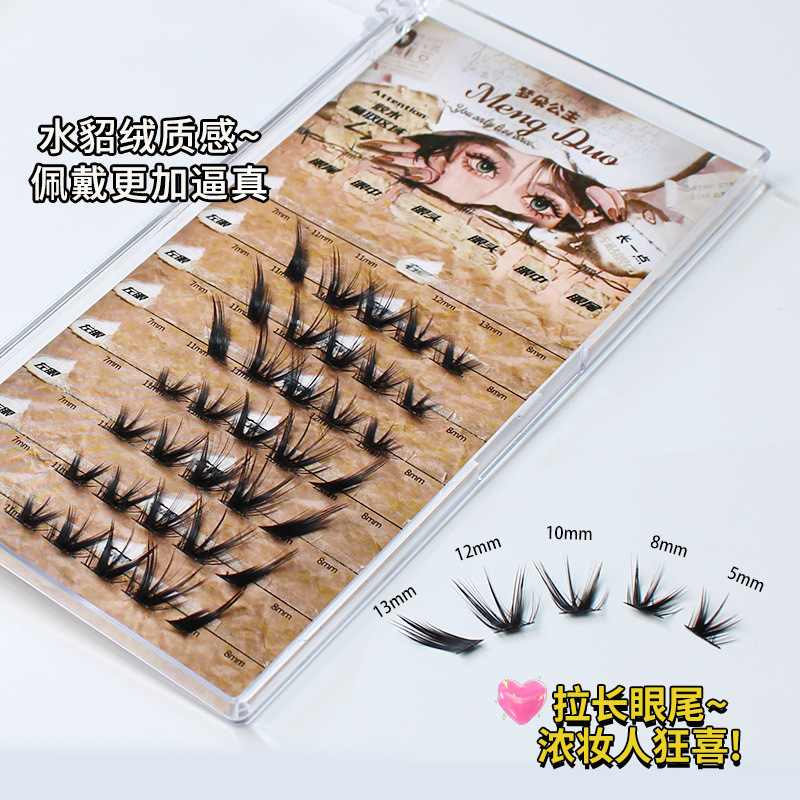 Yeni kedi göz vizon kirpik 3D  - Eyelash Extension Cat Eye Wispy incelemesi ve fiyatı