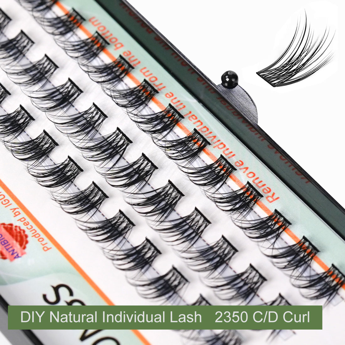 OEM ODM Kirpik Demetleri DIY T - Eyelash Extension Logo incelemesi ve fiyatı