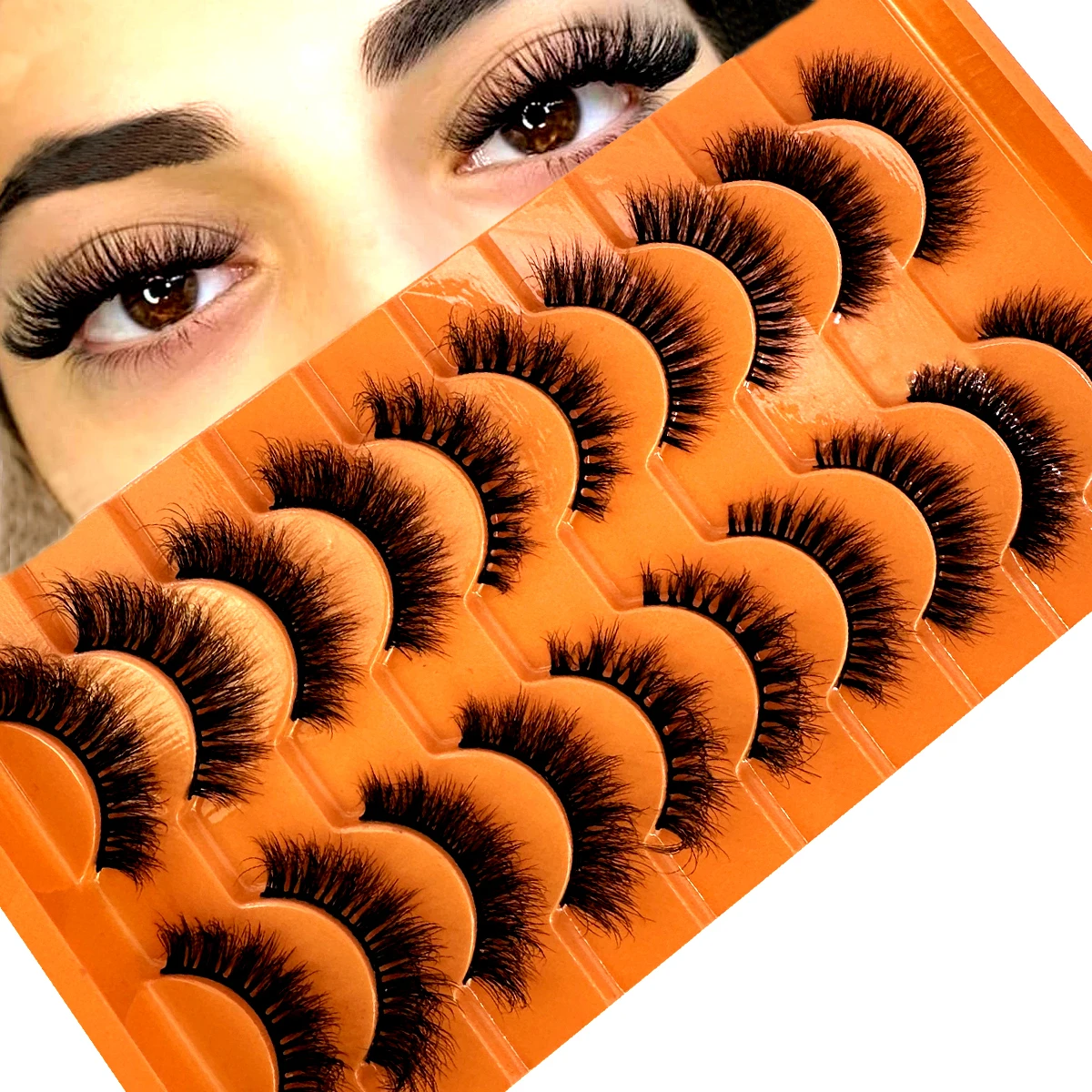 10 Çift Sentetik Vizon Karışık - Eyelash Extension Wispy Look incelemesi ve fiyatı
