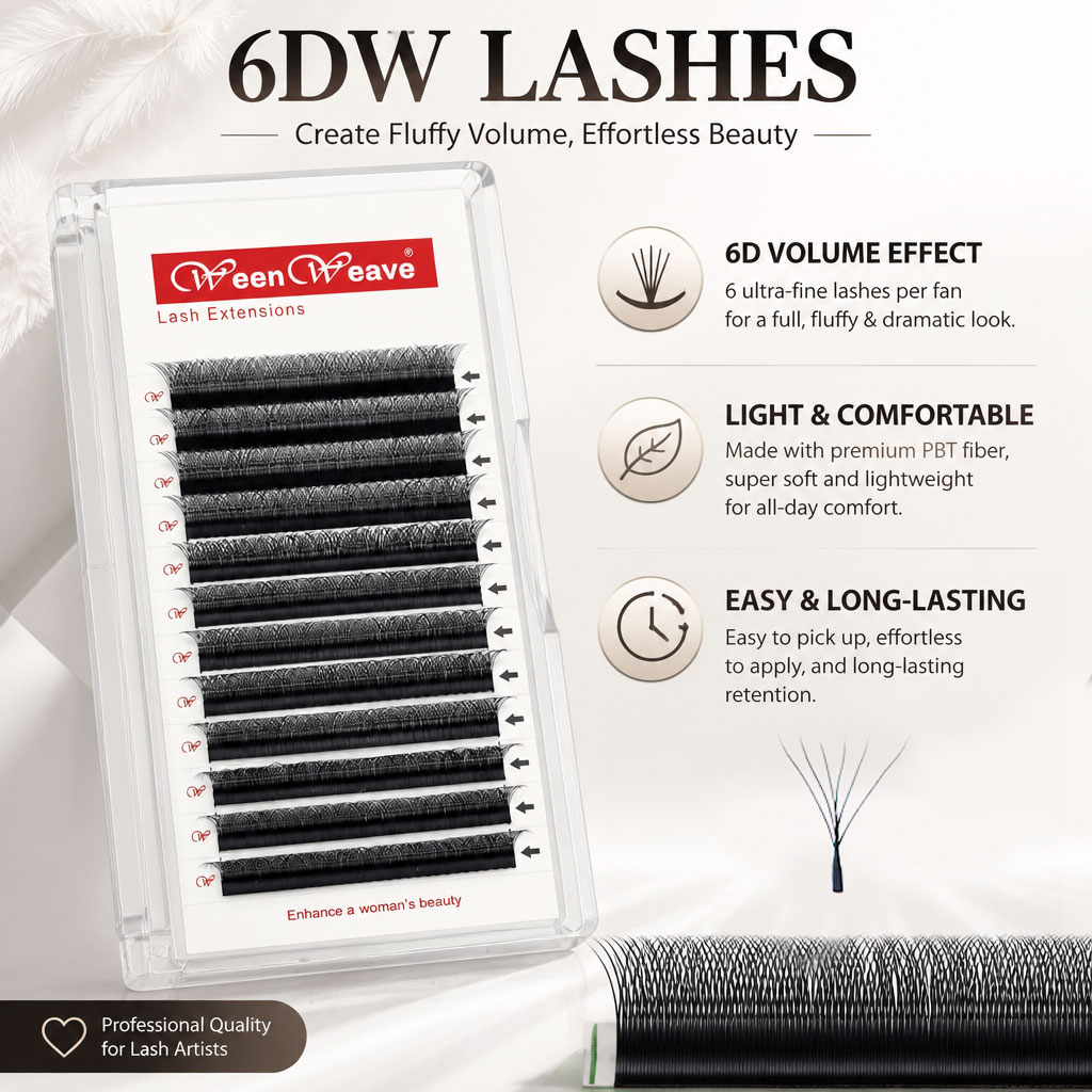 WeenWeave 6D W Stili Kirpik Ek - Eyelash Extension Logo incelemesi ve fiyatı