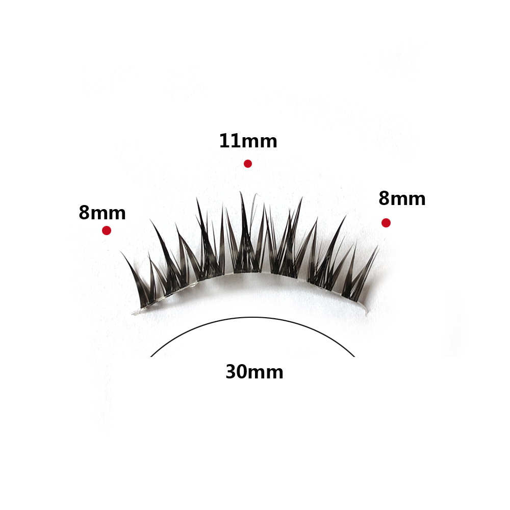 5 Pairs doğal kedi göz yanlış  - Eyelash Extension Cat Eye Wispy incelemesi ve fiyatı